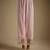 Baby pink embroidered chanderi muslin organza kurta set
