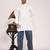 Men's pure linen pintuck short kurta