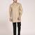 Men's pure linen pintuck short kurta
