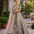 multicolor color Multi Thread Zari Dori Sequins work all over Real Mirror work silk blend Lehenga Choli set