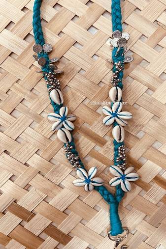 Teal lanyard