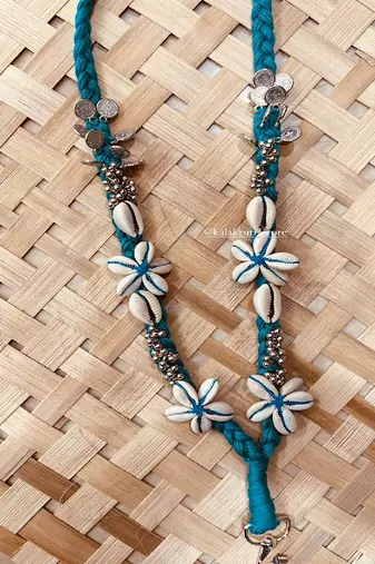 Teal lanyard