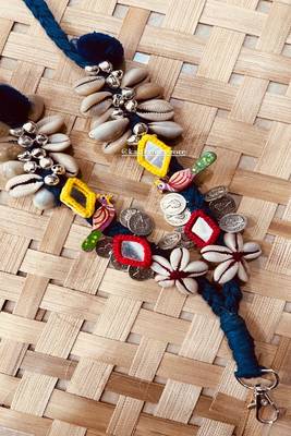 Royal blue loaded phone lanyard 1