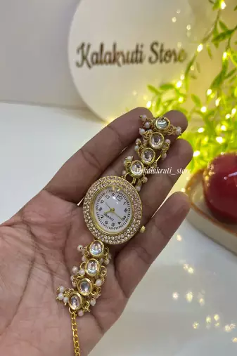 Sadhana kundan watch - Navratri  watch