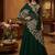 Dark Green Color Sequnce and  Embroidery Georgette Lehenga Choli Set