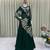 Dark Green Color Sequnce and  Embroidery Georgette Lehenga Choli Set