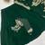 Dark Green Color Sequnce and  Embroidery Georgette Lehenga Choli Set