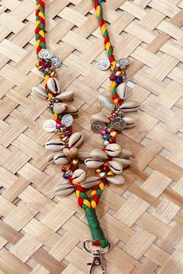 Multicolor loaded phone lanyard - Navratri  mobile Sling 1