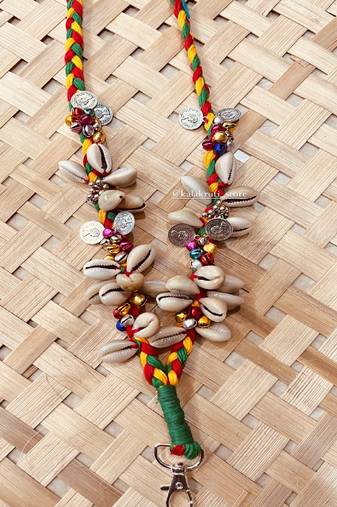 Multicolor loaded phone lanyard - Navratri  mobile Sling