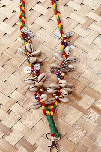 Multicolor loaded phone lanyard - Navratri  mobile Sling