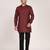 Men's pure linen pintuck short kurta