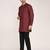 Men's pure linen pintuck short kurta