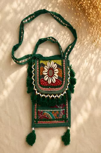 Boho phone sling bags - Navratri  mobile Sling bag