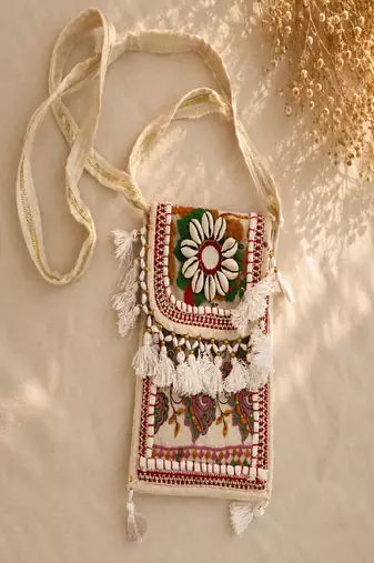 Boho phone sling bags - Navratri  mobile Sling bag