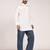 Men's pure linen pintuck short kurta