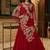Red Sequin and Embroidery Georgette Lehenga Choli Set