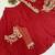 Red Sequin and Embroidery Georgette Lehenga Choli Set