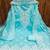 Sky blue chanderi silk embroidered salwar kameez