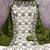 White silk blend embroidered salwar kameez