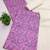 Light purple silk blend printed salwar kameez