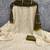 Light grey silk blend abstract print salwar kameez