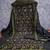 Black cotton poly embroidered salwar kameez