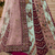 multicolor color Flower Patch Work Real Hand Mirror Work Multi thread And Zari work Satin Lehenga Choli set