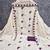 White cotton poly embroidered salwar kameez