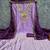 Light purple silk blend embroidered salwar kameez