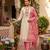 Off white silk blend embroidered salwar kameez
