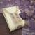 Off white silk blend embroidered salwar kameez