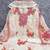 Off white silk blend embroidered salwar kameez