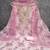 Multicolor linen embroidered salwar kameez