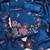 Blue silk blend embroidered salwar kameez