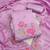 Lavender silk blend embroidered salwar kameez