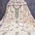 Cream silk blend embroidered salwar kameez