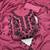 Pink silk blend embroidered salwar kameez
