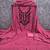 Pink silk blend embroidered salwar kameez