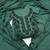 Green silk blend embroidered salwar kameez