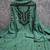 Green silk blend embroidered salwar kameez