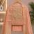 Peach silk blend woven salwar kameez