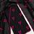 Black silk blend embroidered salwar kameez