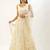 antique gold net embroidered traditional lehenga choli with free size upto 42