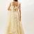 antique gold net embroidered traditional lehenga choli with free size upto 42