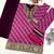 Purple georgette printed salwar kameez