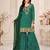 Green georgette printed salwar kameez