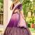 multicolor silk blend embroidered traditional lehenga choli with free size upto 42