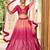 pink silk blend embroidered traditional lehenga choli with free size upto 42