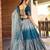multicolor faux georgette printed traditional lehenga choli with free size upto 42
