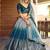 multicolor faux georgette printed traditional lehenga choli with free size upto 42